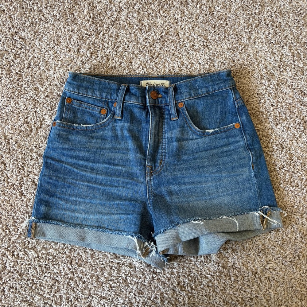 Madewell High-Rise Denim Shorts Size 24